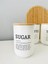Üçlü Bambu Kapaklı Cam Kavanoz Seti Çay Şeker Kahve Kavanozu 3lü Kavanoz (Tea-Coffee-Sugar) 4