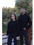 Siyah Unisex Oversize Düz Kapüşonlu Sweatshirt 3