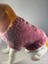 El Yapımı Köpek Kıyafet (Pembe Kazak) 2