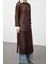 Yeni Oversize Casual Günlük Ajur Triko Bisiklet Yaka Uzun Kol Basic Maxi Boy Tesettür Elbise 1