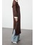Yeni Oversize Casual Günlük Ajur Triko Bisiklet Yaka Uzun Kol Basic Maxi Boy Tesettür Elbise 2