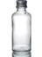 Şeffaf Cam Şişesi Sızdırmaz Silver Metal Kapaklı 50 ml x 10 Adet 1