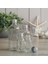 Şeffaf Cam Şişesi Sızdırmaz Silver Metal Kapaklı 50 ml x 10 Adet 4