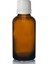 Amber Dropper Beyaz İçten Damlalıklı Kapaklı Cam Şişe 30 ml x 10 Adet 1