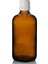 Amber Dropper Beyaz İçten Damlalıklı Kapaklı Cam Şişe 100 ml x 5 Adet 1