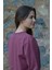 Gül Pembesi Unisex Bisiklet Yaka Regular Fit Düz Sweatshirt 8