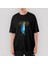 Star Wars Sword And Logo Oversize Siyah Tişört 1
