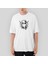 Armed Skeleton Gangsta Oversize Beyaz Tişört 1
