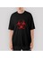 Biohazard Symbol Oversize Siyah Tişört 1