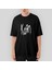 Korn Logo Oversize Siyah Tişört 1
