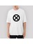 x Men Logo Oversize Beyaz Tişört 1