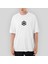 Black Triangle Circle Oversize Beyaz Tişört 1