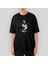 Tupac Angel Oversize Siyah Tişört 1
