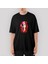Scream Blood Oversize Siyah Tişört 1