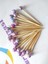100 Adet Dekoratif Pembe Geçişli Simli Boncuklu Kokteyl Kürdanı 6 cm - Boncuk 8 mm - Pasta Kürdanı 4