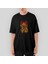 Bloodbath Skull Oversize Siyah Tişört 1