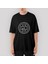 Rammstein Circle Logo Oversize Siyah Tişört 1