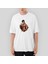 Bruce Lee Kick Dragon Oversize Beyaz Tişört 1