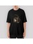 Aslan Kovboy Oversize Siyah Tişört 1