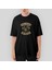 Moto Skull Riders Motorcycle Oversize Siyah Tişört 1