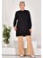 10584 Puane Iki Iplik Kumaş Incili ve Nakışlı Sweatshirt 3