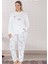 Büyük Beden Uzun Kol Örme Zen Pijama Takımı Yeni Sezon 1