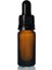 Amber Dropper Siyah Damlalık Kapaklı Cam Şişe 10 ml x 5 Adet 1