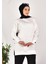 10592 Puane Iki Iplik Kumaş Taş Desenli Sweatshirt 3