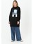 10582 Puane Iki Iplik Kumaş Önü Kumaş Garnili Sweatshirt 1