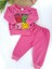 Kız Bebek / Çocuk Pijama Takımı Pembe Renk Baskılı 1
