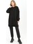 10569 Puane Iki Iplik Kumaş Çizgili Kumaş Garnili Sweatshirt 2