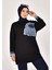 10566 Puane Iki Iplik Kumaş Kot Kumaş Garnili Sweatshirt 2