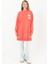10597 Puane Iki Iplik Kumaş Cep ve Yazı Detaylı Sweatshirt 1