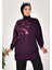 10583 Puane Iki Iplik Kuamş Örgü Desenli Sweatshirt 3