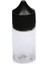 30 ml Gorilla - Pet Damlalık Şişe - Likit - Şeffaf Siyah Kilit Kapak - Boş Şişe 10 - Adet 1