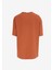 Bisiklet Yaka Baskılı Kiremit Erkek T-Shirt M4WM-TST-1578 2