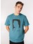 Bisiklet Yaka Baskılı Mavi Erkek T-Shirt 245D1709_KLJ Regular Karl Sslv Tee 1