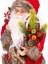 Yılbaşı Noel Baba Hediye Çuvallı Yılbaşı Dekorlu Kırmızı 30 Cm. 4