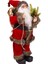 Yılbaşı Noel Baba Hediye Çuvallı Yılbaşı Dekorlu Kırmızı 45 Cm. 2