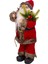 Yılbaşı Noel Baba Hediye Çuvallı Yılbaşı Dekorlu Kırmızı 45 Cm. 4