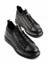 Siyah Floter Deri Erkek Sneaker E01585756540 1