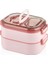 Çelik Beslenme Kutusu Lunch Box Paslanmaz 1000 ml XC-7081 (Karışık Renk 1 Adet) 2
