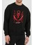 Berserk Anime Baskılı Siyah Unisex Kadın Erkek Pamuklu Sweatshirt CU109 1