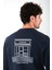Cafe Regular Fit Sweatshirt Erkek - Lacivert 1