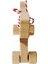 Gg Toys - Montessori Doğal Ahşap Tekerlekli Oyuncak - At 3