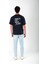 Switch Off Oversize Fit T-Shirt Erkek -  Lacivert 4