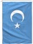 Doğu Türkistan Ülke Bayrağı 1. Kalite Raşel Kumaş 600x900 Cm 2