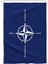 Nato Bayrağı 1. Kalite Raşel Kumaş 100x150 Cm 2