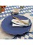 Balat Cam Pasta Tabağı 21X21X2 cm Mavi 2