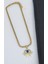 Gold Renk Figürlü Vıp Seri Çelik Kolye (45CM) 2